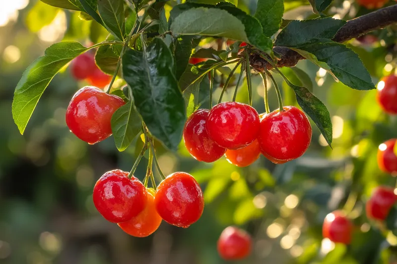 arbol cuyo fruto es pequeno dulce y rojo 1