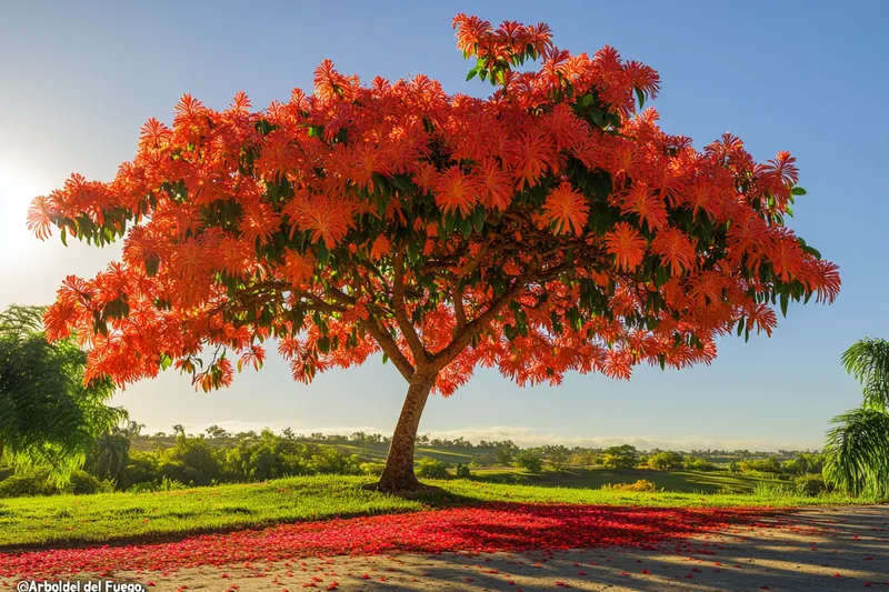 árbol del fuego, la emblemática planta mexicana y su cuidado