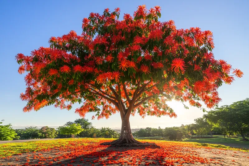 arbol del fuego