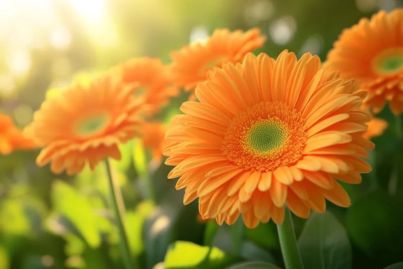 gerberas naranjas, cómo cuidar estas coloridas flores en tu jardín