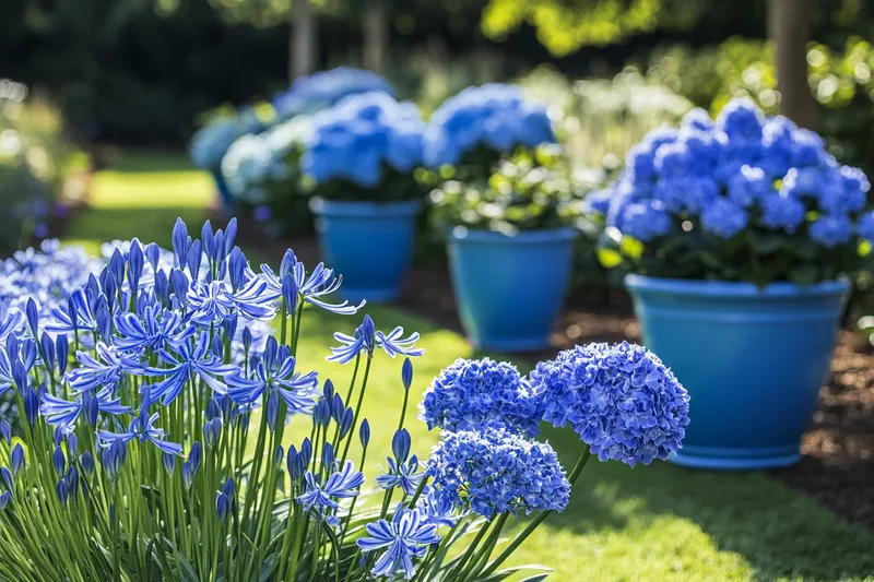 plantas con flores azules para jardines y macetas en méxico